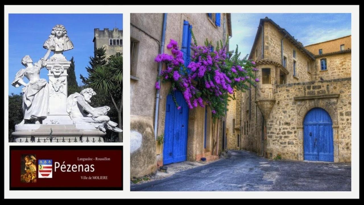 Charmant T2 Tout Confort Au Centre Du Village ! Florensac Экстерьер фото